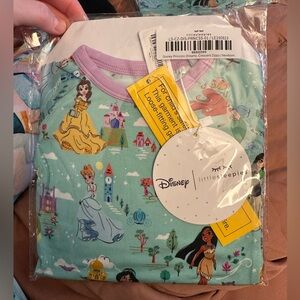 Little Sleepies Mint & Purple Disney Princess Dreams Crescent Zippy Newborn.